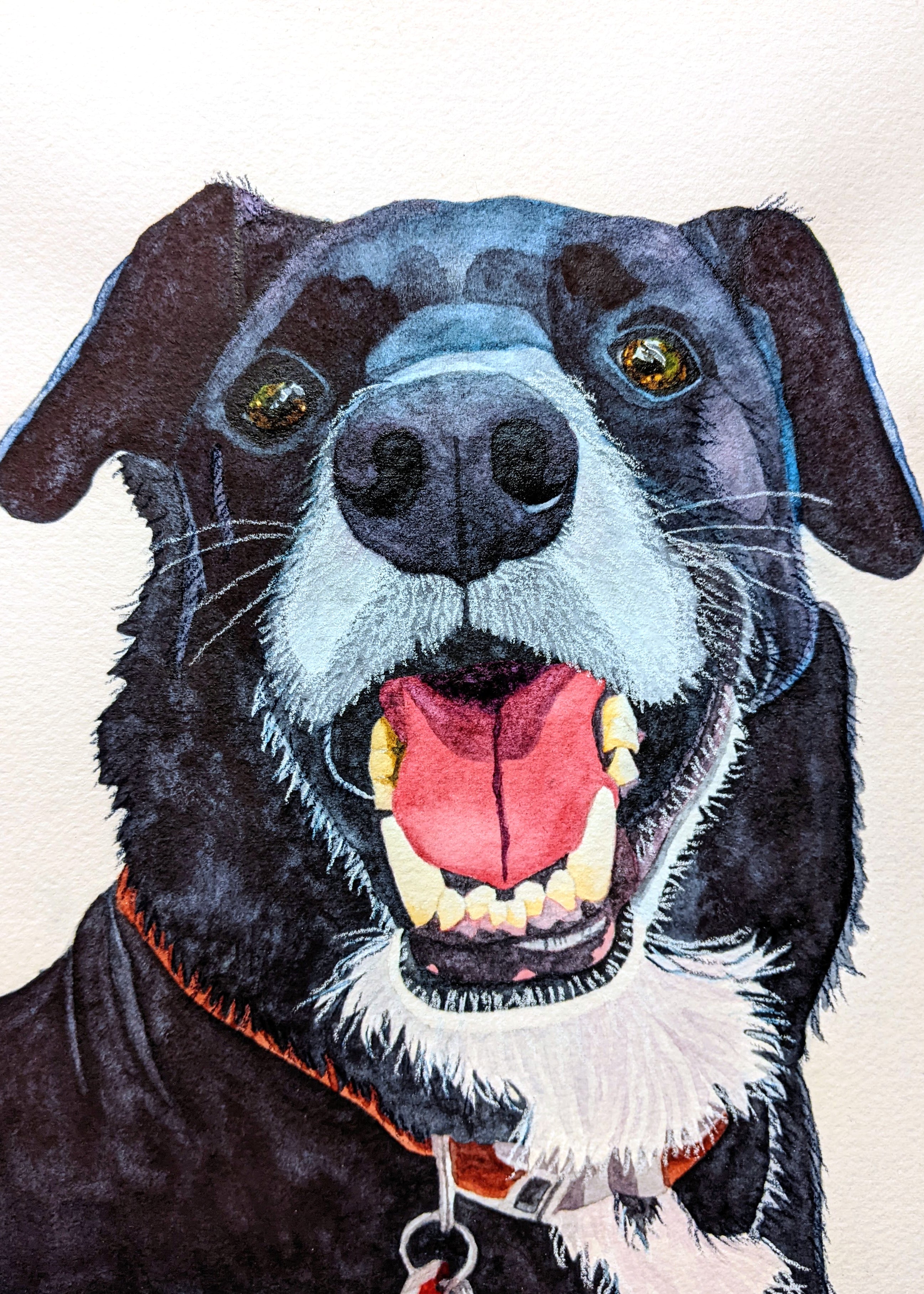 Store Custom Watercolor Dog Portrait 8